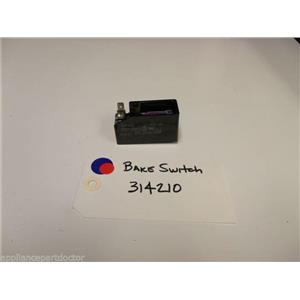 WHIRLPOOL OVEN 314210 BAKE SWITCH USED PART ASSEMBLY