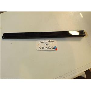 KITCHEN AID  Stove 9782004PB Trim, Door-right  USED