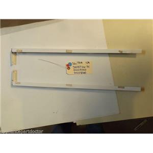 MAYTAG  STOVE 3608F126-71 74008753 74008751 Trim, Side (wht) L & R  USED