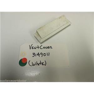 WHIRLPOOL OVEN 3149011 WHITE VENT COVER USED PART ASSEMBLY