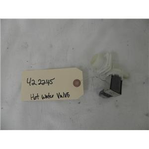 BOSCH FRONT LOADER WASHER 422245 HOT WATER INLET VALVE USED PART ASSEMBLY