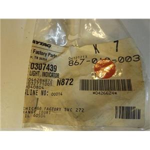 Maytag Amana Gas Stove  0307439 Y0307439  Light, Indicator  NEW IN BOX