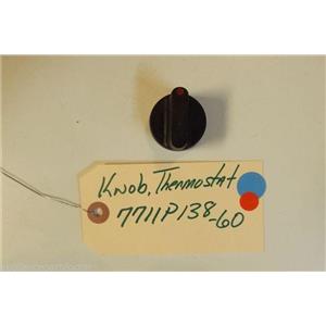 MAGIC CHEF   STOVE 7711P138-60    Knob, Thermostat  USED