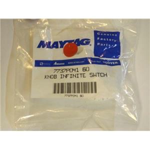 Maytag Magic Chef Stove  7737P041-60  Knob, Infinite Switch (wht)  NEW IN BOX