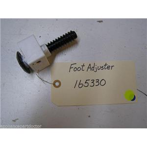 BOSCH DISHWASHER 165330 FOOT ADJUSTER USED PART ASSEMBLY