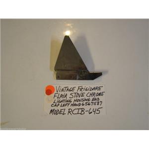 Model RCIB-645 Vintage Frigidaire Flair Stove Chrome End Cap LF 6567587