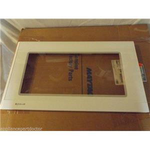 JENN AIR MICROWAVE 58001133 Door, Outer Cover Assy. (wht) NEW IN BOX