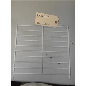 GENERAL ELEC. SIDE BY SIDE REFRIGERATOR WR71X10234 3/4 FREEZER METAL RACK SHELF
