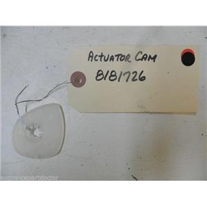WHIRLPOOL WASHER 8181726 ACTUATOR CAM USED PART ASSEMBLY