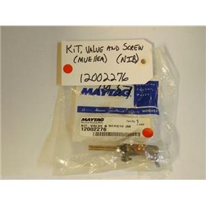 Maytag Magic Chef Stove  12002276  Kit, Valve And Screw (mueller)  NEW IN BOX