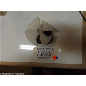 REFRIGERATOR 2162404 W10131845 4389144 EVAPORATOR MOTOR WITH BLADE USED