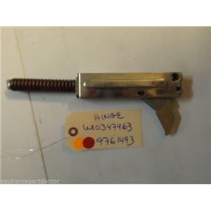 WHIRLPOOL STOVE  9761493 W10347463 Hinge, Door  USED