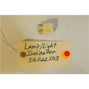 FRIGIDARE STOVE 316022503 Light/lamp, Indicator  250v      used