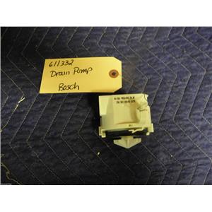BOSCH DISHWASHER 611332 DRAIN PUMP USED PART ASSEMBLY FREE SHIPPING