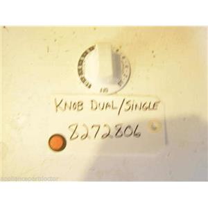 KENMORE STOVE 8272806  Knob Dual/single USED  PART