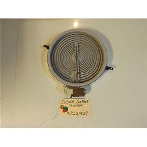 Whirlpool STOVE W10221529  Element, Surface  2200/750W  used part