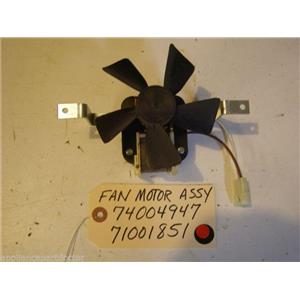 JENN-AIR MAYTAG STOVE 74004947  71001851  Fan Motor USED PART