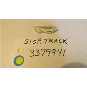WHIRLPOOL DISHWASHER 3379941  Stop, Rack  used part
