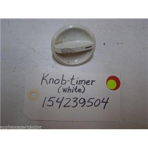 ELECTROLUX DISHWASHER 154239504 WHITE TIMER KNOB USED PART ASSEMBLY