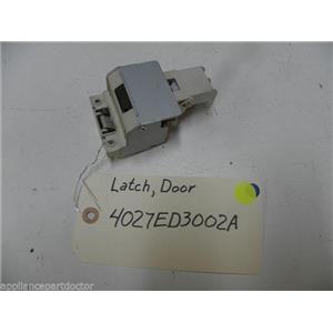 LG DISHWASHER 4027ED3002A DOOR LATCH USED PART ASSEMBLY