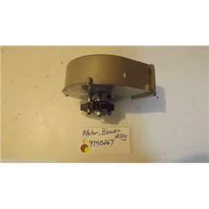 KITCHENAID DISHWASHER 9740267 Motor, Blower  used part