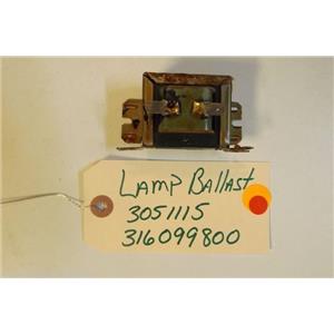 TAPPAN  Stove 3051115   316099800  Lamp ballast  used part