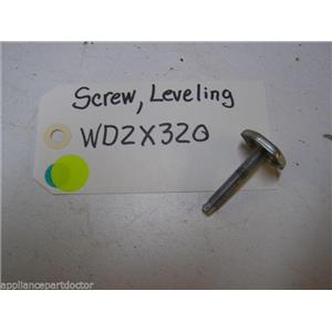 GE DISHWASHER WD2X320 LEVELING SCREW USED PART ASSEMBLY