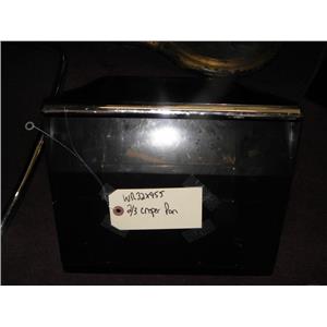 GE TOP MOUNT REFRIGERATOR WR32X955 2/3 CRISPER PAN USED PART ASSEMBLY