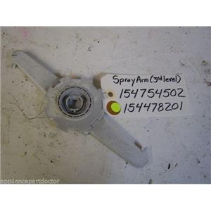 ELECTROLUX DISHWASHER 154754502 154478201 Spray Arm,3rd Level USED PART