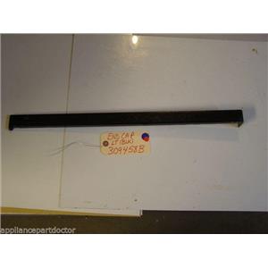 AMANA STOVE 309458B  End Cap, Lt (blk) used PART