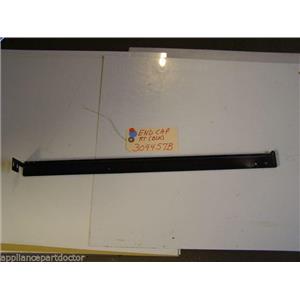 AMANA STOVE 309457B  End Cap, Rt (blk)  used PART