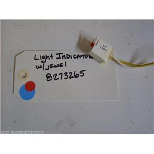 KENMORE STOVE 8273265 LIGHT INDICATOR w/ jewel 125VOLT  USED