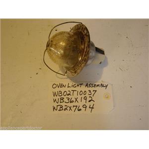 GE OVEN  WB02T10037  WB36X192  WB2X7694 Oven Light used part