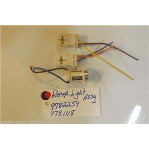 KITCHEN AID STOVE 9782259  9781118  Recep Light  USED PART