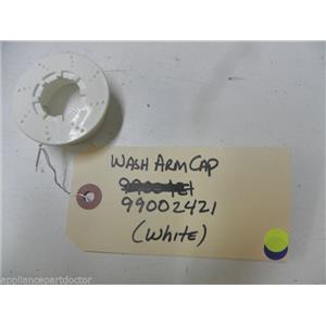 MAYTAG DISHWASHER 99002421 WHITE WASH ARM CAP USED PART ASSEMBLY