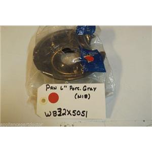 General Electric Kenmore stove wb32x5051 Pan 6" Porc. Gray  NEW IN BOX
