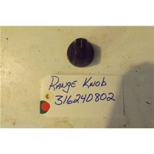 KENMORE STOVE 316240802  Range Knob used part