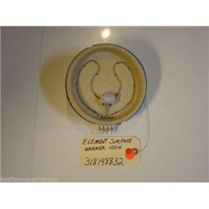 Frigidaire Stove 318198832  Element,surface ,warmer ,100 W  used PART