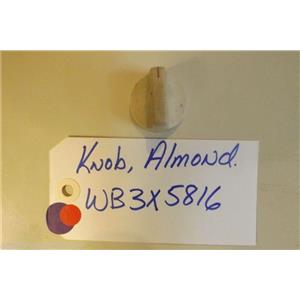 GE STOVE WB3X5816  Knob Almond  USED PART