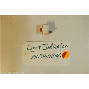 MAGIC CHEF STOVE 7407P102-60 Light, Indicator used