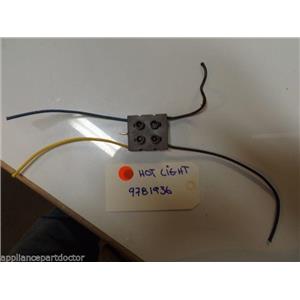 KITCHENAID STOVE 9781936 Hot Light USED