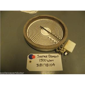 GE STOVE 318178104 WB30T10047 Surface Element 1500 Watt  used part