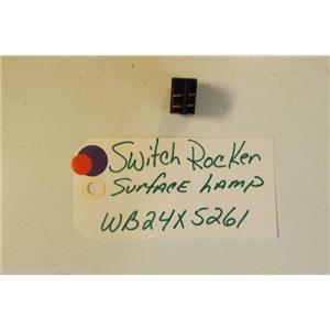 GE STOVE WB24X5261 Switch-rocker Lamp surface light  4 prong   3a-125vac  USED