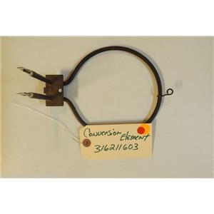 Kenmore STOVE 316211603   Conversion element used part