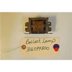 FRIGIDAIRE  STOVE 316099800    5303051115  Ballast-lamp   USED