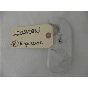KENMORE COLDSPOT SIDE/SIDE REFRIGERATOR 2203408W "RIGHT" HINGE COVER