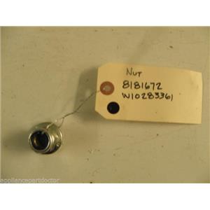 KENMORE WASHER 8181672 W10283361 NUT USED PART ASSEMBLY F/S