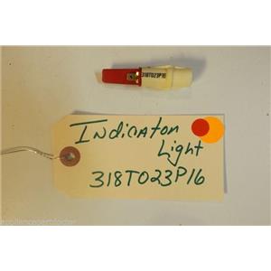 TAPPAN  Stove 318T023P16  Indicator  light  2 prong  used part