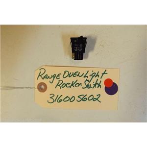 KENMORE STOVE 316005602   316448700   Range oven light rocker switch  used