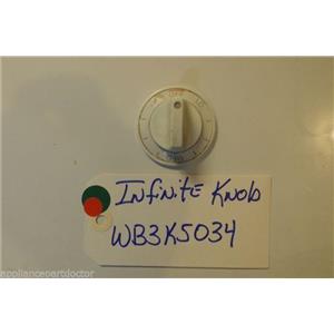 GE STOVE WB3K5034 Infinite Knob  used part